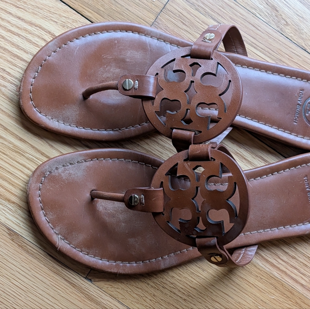 Tory Burch Miller Sandals 9.5 ๐ค - Picture 4 of 7